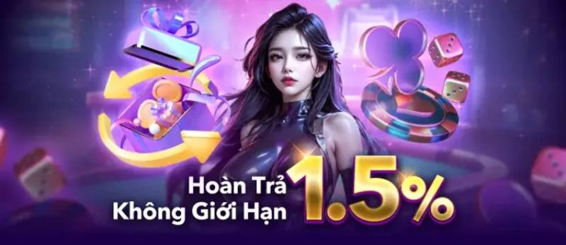 Hoàn tiền đều tay mỗi ngày, không giới hạn số lần tham gia