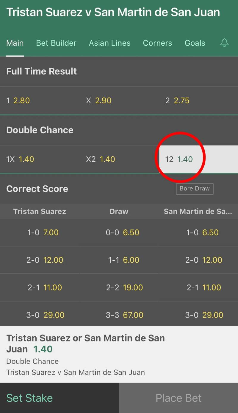 Kèo double chance hoạt động như thế nào?