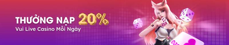Sảnh Live Casino – Thưởng ngay 288K mỗi ngày