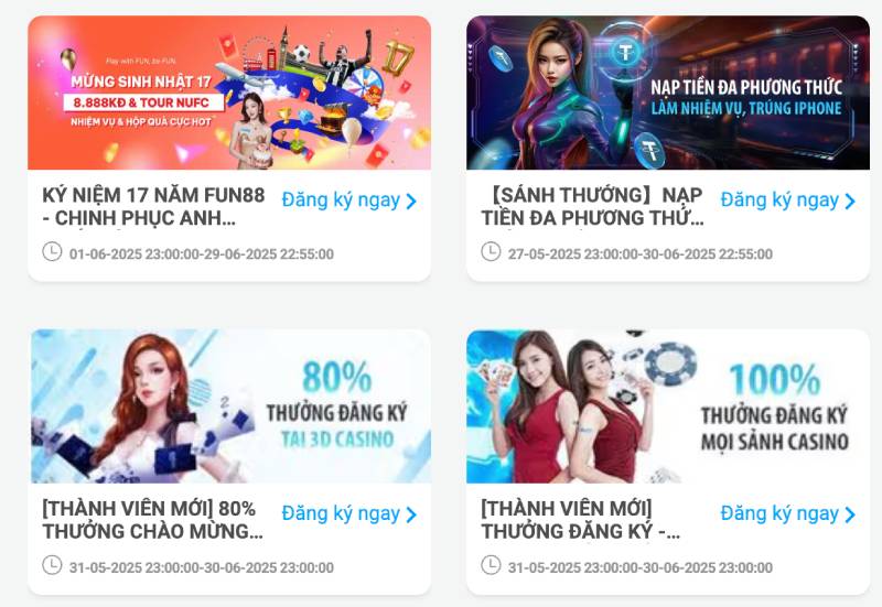 Ưu đãi nạp đầu hấp dẫn cho người chơi mới