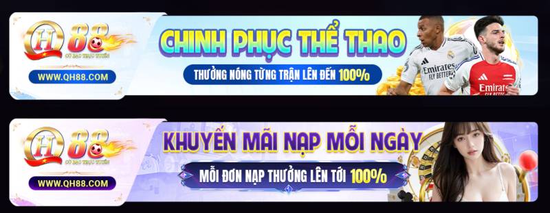 Ưu đãi nạp mỗi ngày – Nhận 100% thưởng cho từng giao dịch
